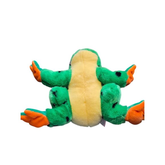 Ty Classic Large Lilypad Green Frog Plush Stuffed Animal - Picture 7 of 10
